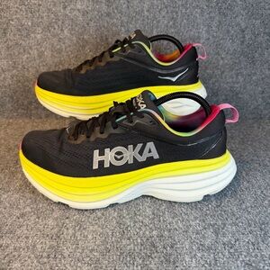 Hoka One One Bondi 8 Black Rainbow Men’s 10B 1127952